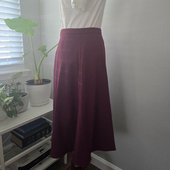 J.Crew Burgundy Skirt - Size 4 | NWOT - Picture 4 of 6